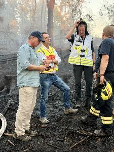 Bild: Feuerwehr Eppelborn unterstützte bei großem Waldbrand bei Ottweiler