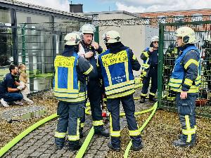 Bild: Große Evakuierungsübung im Haus Hubwald