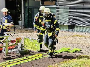 Bild: Große Evakuierungsübung im Haus Hubwald