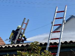 Bild: Brand einer Garage in der Jägerbergstraße