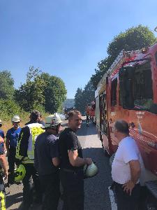 Bild: Großer Flächenbrand bei Lautenbach