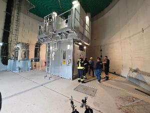 Bild: Begehung von Windenergieanlagen in der Bebauungslage Eppelborn