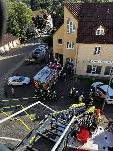 Bild: Küchenbrand in der Lebacher Straße