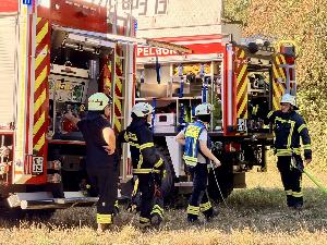 Bild: Vegetationsbrand zwischen Dirmingen und Berschweiler
