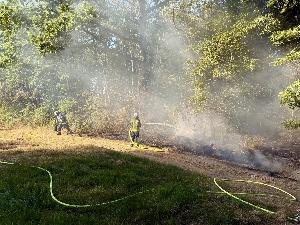 Bild: Vegetationsbrand zwischen Dirmingen und Berschweiler