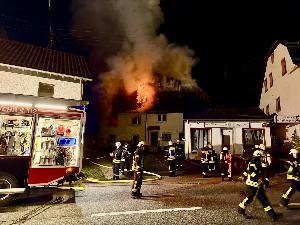 Bild: Wohnhausbrand in Dirmingen