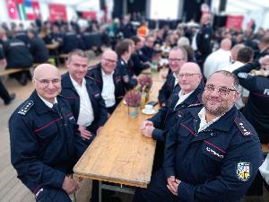 Bild: Führungskräfte der Freiw. Feuerwehr Eppelborn