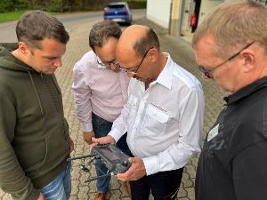 Bild: Neue Drohne bei der Feuerwehr Eppelborn im Einsatz