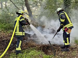 Bild: Brand im Wald zwischen Dirmingen und Berschweiler