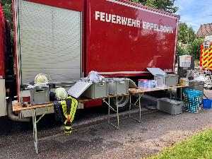 Bild: Dachstuhlbrand in der Illtalstraße