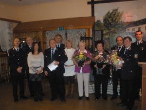 Bild: Zahlreiche Ehrungen und Beförderungen wurden ausgesprochen (Foto: Andreas Haupenthal)