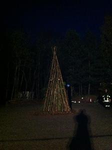 Bild: kurz bevor das Feuer entfacht wurde (Foto: LBZ Habach)