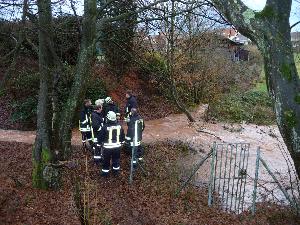 Bild: Starker Regen hatten zum Ansteigen der Pegel gesorgt