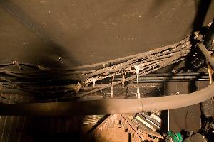 Bild: Stromleitungen waren durch die Hitze geschmolzen