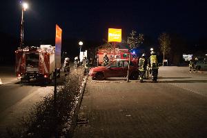 Bild: Der Fahrer hatte die Ölspur selbst bemerkt und die Feuerwehr alarmiert