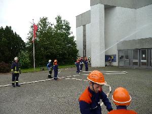 Bild: Übung der Jugendfeuerwehr an den Kulturtagen 2012