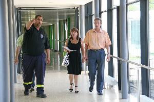 Bild: Für Bürgermeisterin Birgit Müller-Closset war es die erste Jahreshauptübung in der Rolle der Feuerwehrchefin