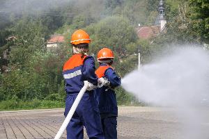 Bild: Der Feuerwehrnachwuchs in den Jugendfeuerwehren der Gemeinde Eppelborn stellte sein Können unter Beweis