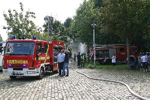 Bild: Abschlussübung der Jugendfeuerwehr in Dirmingen