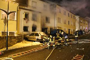 Bild: In diesem Gebäude in der Dirminger Straße war es zu einer Gasexplosion gekommen