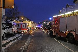 Bild: Einsatzstelle in der Dirmingen Straße