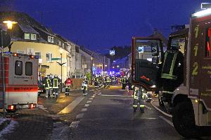 Bild: Einsatzstelle in der Dirmingen Straße