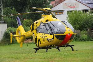 Bild: Auch der Rettungshubschrauber Christoph 16 war im Einsatz