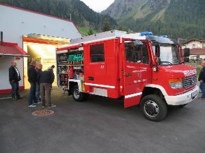Bild: Das neue Feuerwehrfahrzeug des Löschzuges Gries