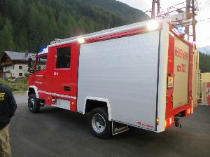Bild: Das neue Feuerwehrfahrzeug im Löschzug Gries