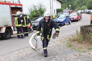 Bild: Verlegung der Wasserversorgung