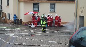 Bild: Versorgungsplatz des DRK