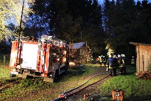 Bild: Der Rüstwagen aus Eppelborn an der Einsatzstelle