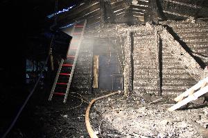 Bild: Blick in den Brandraum
