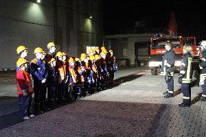 Bild: Die beteiligten Jugendlichen hatten großen Spaß an der Übung