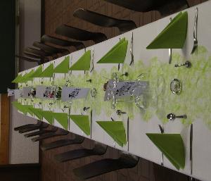 Bild: Alles ist vorbereitet und dekoriert