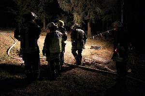 Bild: der Einsatzleiter überblickt das Geschehen