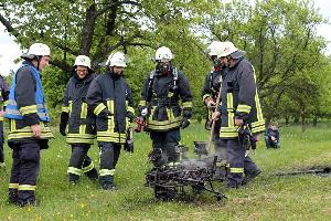 Bild: Das Spielzeug der Kinder ist vollständig ausgebrannt