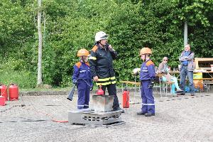 Bild: Vorführung Feuerlöscher