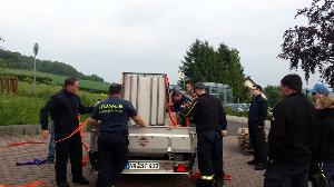 Bild: Auch Ladungssicherung war ein wichtiges Thema.