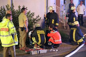 Bild: Medizinisches Fachpersonal der Feuerwehr unterstützte den Rettungsdienst bei der Versorgung der Verletzten