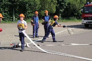 Bild: Übung Löschangriff