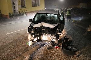 Bild: An dem Fahrzeug entstand Totalschaden