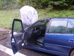 Bild: An dem Fahrzeug entstand Totalschaden