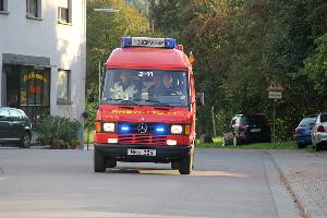 Bild: Eintreffen des Gefahrstoffzuges