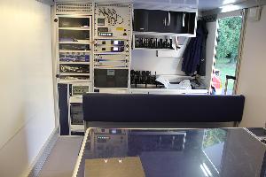 Bild: Kommunikationsausstattung im Einsatzleitwagen