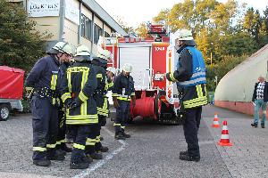 Bild: Impressionen von der landkreisübergreifenden Übung in Eppelborn