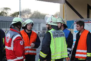 Bild: Impressionen von der landkreisübergreifenden Übung in Eppelborn