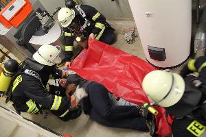 Bild: Impressionen von der landkreisübergreifenden Übung in Eppelborn