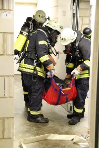 Bild: Impressionen von der landkreisübergreifenden Übung in Eppelborn