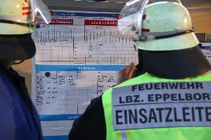 Bild: Impressionen von der landkreisübergreifenden Übung in Eppelborn